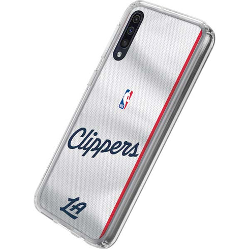 NBA Los Angeles Clippers Team Jersey Galaxy A50 Clear Case